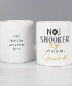 Personalised No.1 Snooker Player Mug