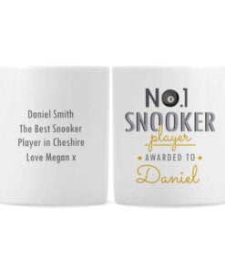 Personalised No.1 Snooker Player Mug