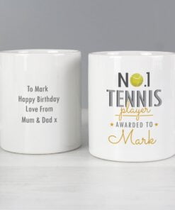 Personalised No.1 Tennis Player Mug