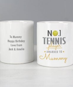 Personalised No.1 Tennis Player Mug