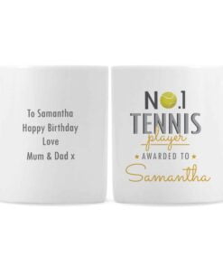 Personalised No.1 Tennis Player Mug