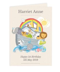 Personalised Noah’s Ark Card
