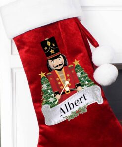 Personalised Nutcracker Red Stocking