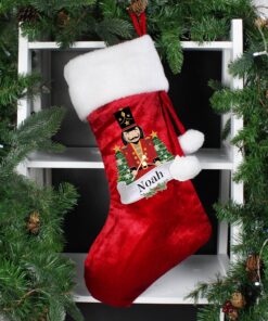 Personalised Nutcracker Red Stocking