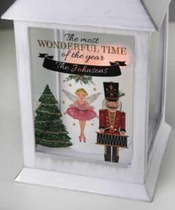 Personalised Nutcracker White Lantern
