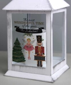 Personalised Nutcracker White Lantern