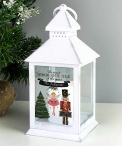 Personalised Nutcracker White Lantern