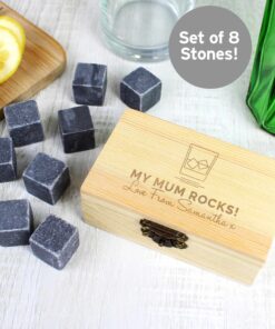 Personalised On The Rocks Cooling Stones