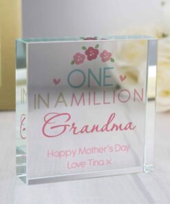 Personalised One in a Million Large Crystal Token