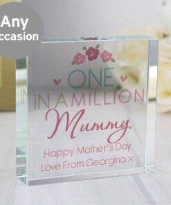 Personalised One in a Million Large Crystal Token