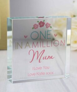 Personalised One in a Million Large Crystal Token