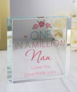 Personalised One in a Million Large Crystal Token