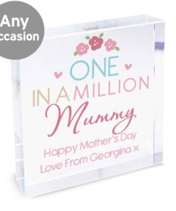 Personalised One in a Million Large Crystal Token