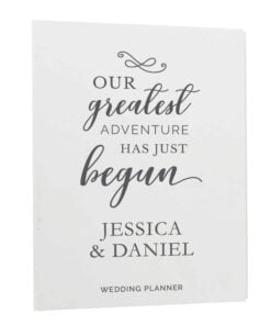 Personalised Our Greatest Adventure Wedding Planner