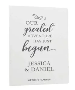 Personalised Our Greatest Adventure Wedding Planner