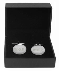 Personalised Oval Cufflinks