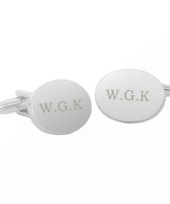 Personalised Oval Cufflinks