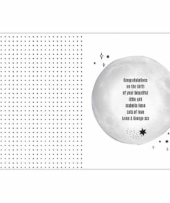 Personalised Over The Moon Card
