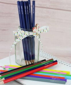 Personalised Pack of 20 HB Pencils & Colouring Pencils