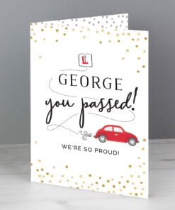 Personalised Passed Driving Test Card