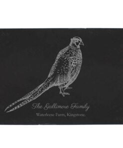 Personalised Pheasant Slate Placemat
