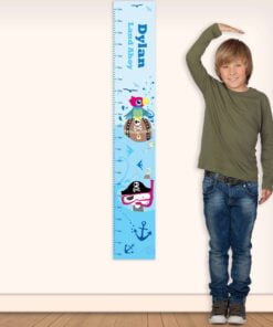 Personalised Pirate Height Chart