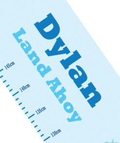 Personalised Pirate Height Chart