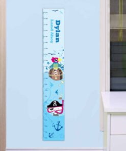 Personalised Pirate Height Chart