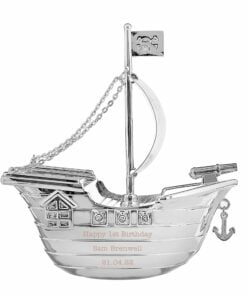 Personalised Pirate Ship Money Box