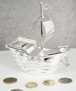 Personalised Pirate Ship Money Box