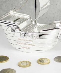 Personalised Pirate Ship Money Box