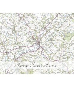 Personalised Present Day Map Card