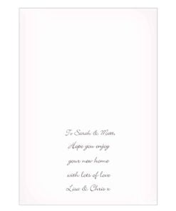Personalised Present Day Map Card