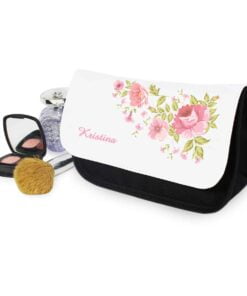 Personalised Pretty Rose Make Up Bag