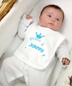 Personalised Prince Bib