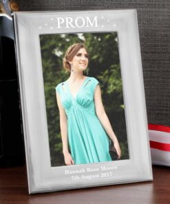 Personalised Prom Night 4×6 Silver Photo Frame