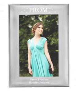 Personalised Prom Night 4×6 Silver Photo Frame