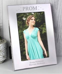 Personalised Prom Night 4×6 Silver Photo Frame