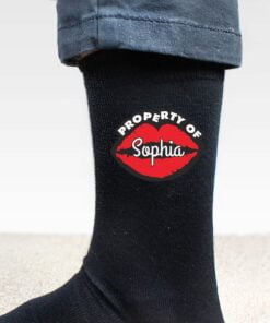 Personalised Property Of Mens Socks
