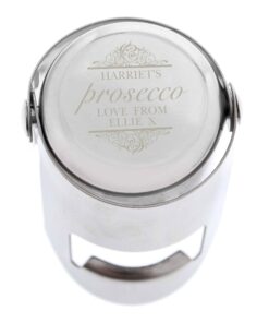 Personalised Prosecco Bottle Stopper
