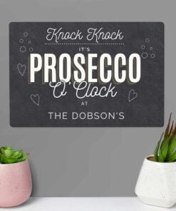 Personalised Prosecco Metal Sign