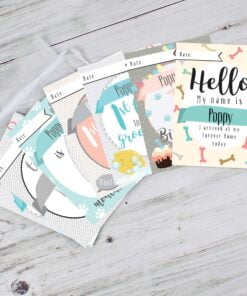 Personalised Puppy Cards