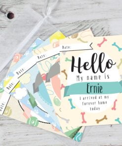 Personalised Puppy Cards