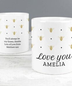 Personalised Queen Bee Mug