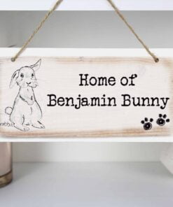 Personalised Rabbit Wooden Sign