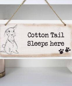 Personalised Rabbit Wooden Sign