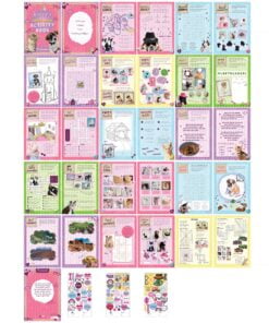 Personalised Rachael Hale Adorable Animals Activity Book With Stickers