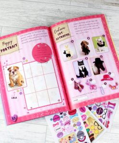 Personalised Rachael Hale Adorable Animals Activity Book With Stickers