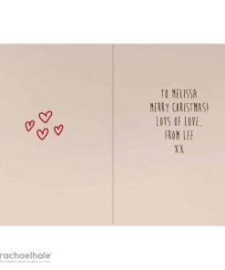 Personalised Rachael Hale ‘All I Want For Christmas’ Puppy Card