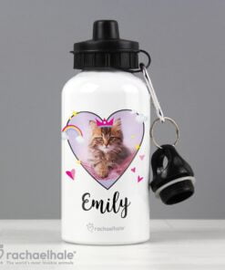 Personalised Rachael Hale Cute Cat Drinks Bottle